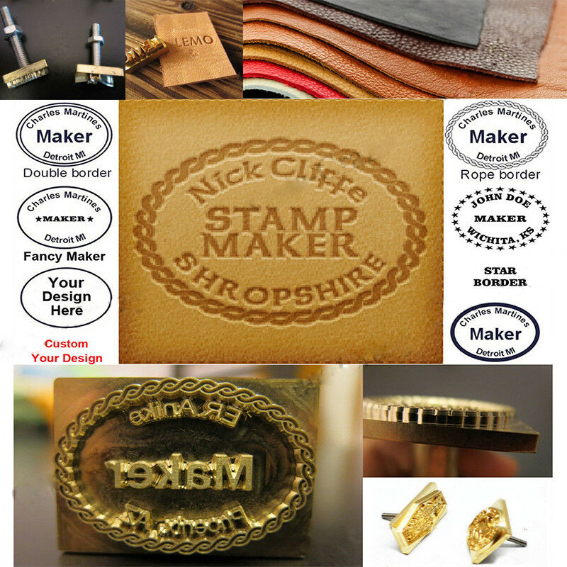 Personalised Custom Made Design Logo Breads Leather Wood Paper Plastic Foil Brass Stamp Branding Iron Carving Mold 
