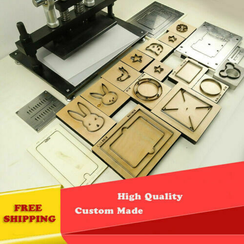 Bespoke Design Leather Credit Card Bag Cutting Die Cut Out Paper Rubber Foam Artificial Turf Cardboard Cutter Logo Custom Made Cutting Blade Die