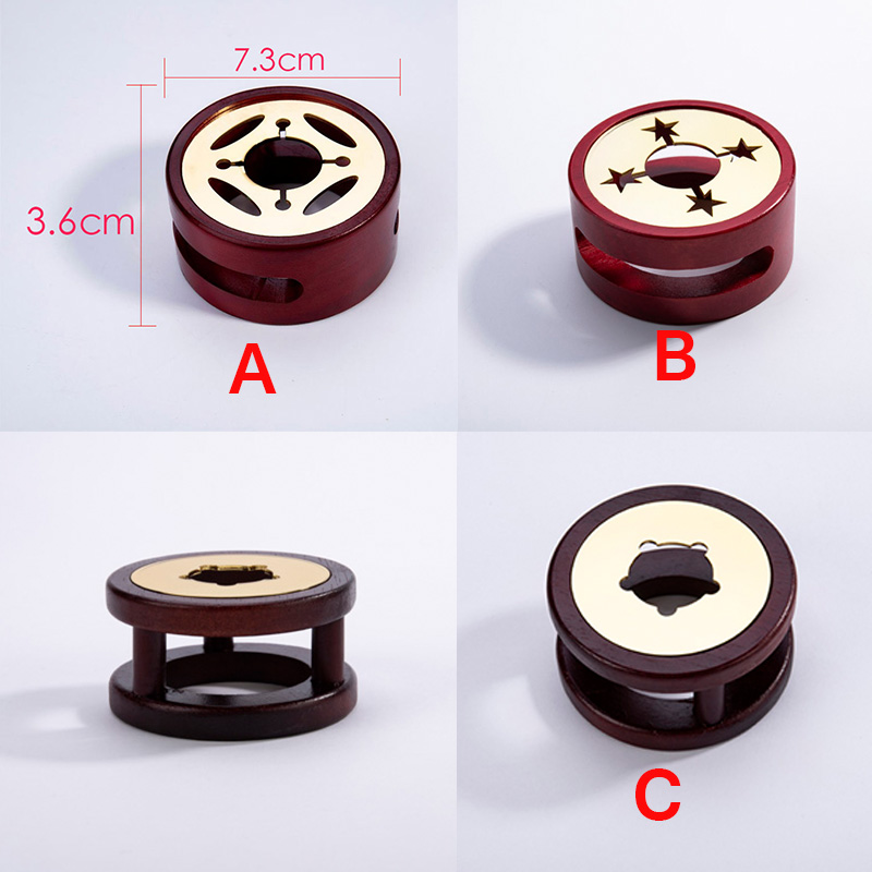 Round Wax Sealing Seal Stamp Stove Wood Metal Melt Furnace Handcraft Tool 3 Types Available