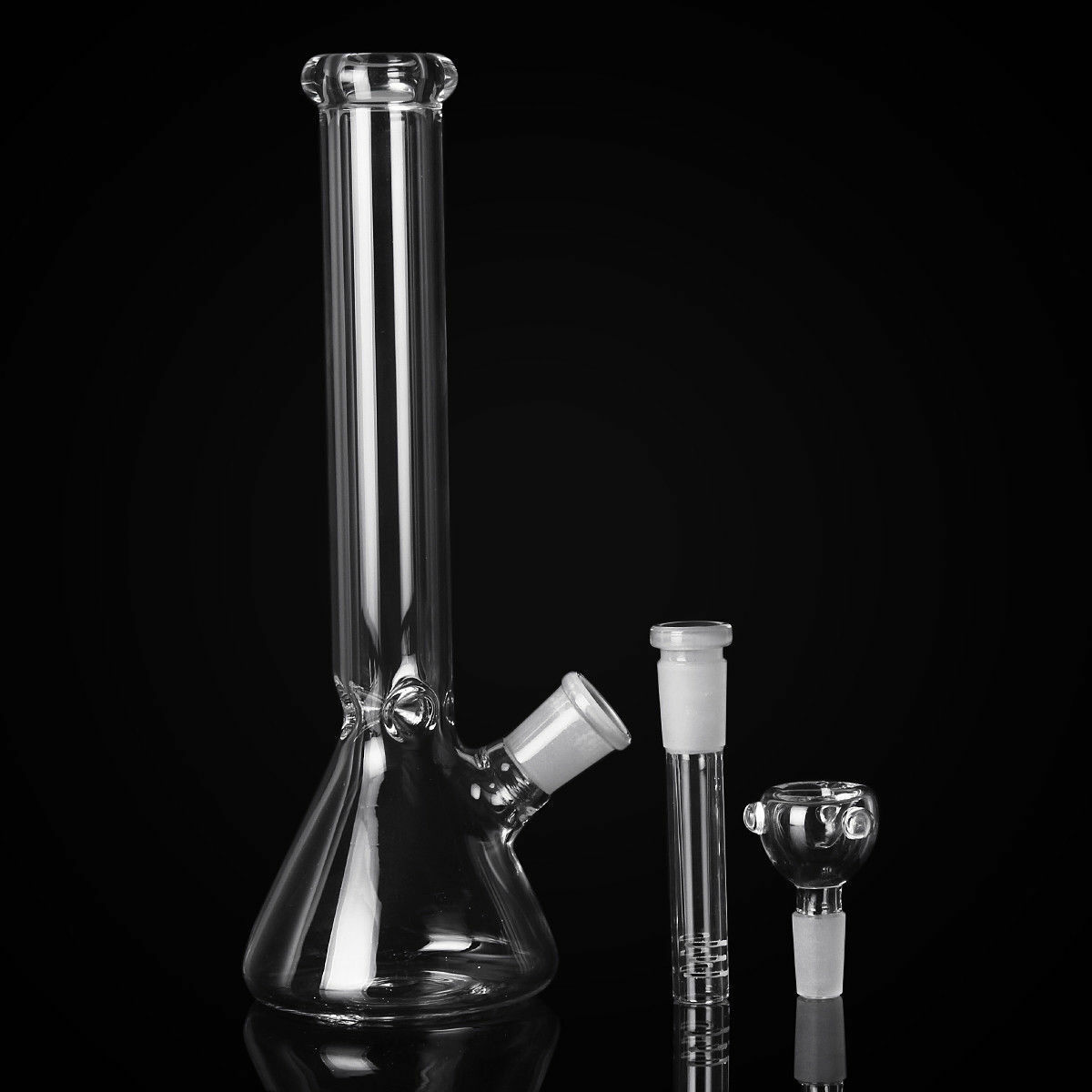 Hookah Water Pipe Heavy Glass Bong 10 inch  25cm Smoking Pipe Beaker 